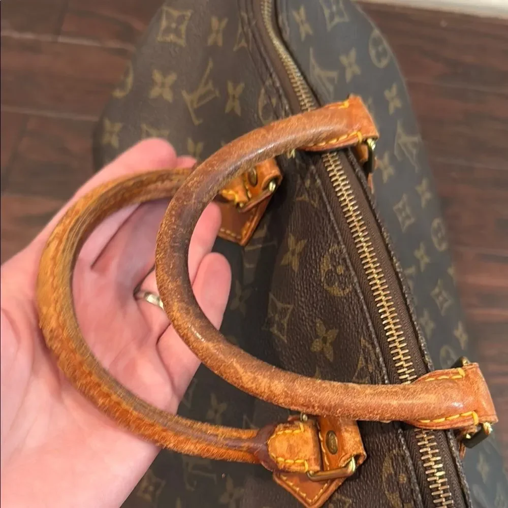 Louis Vuitton Speedy 35 Brown Monogram Bag